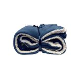 Unique Living Lars Fleece Plaid - 150x200 cm - Dark Blue