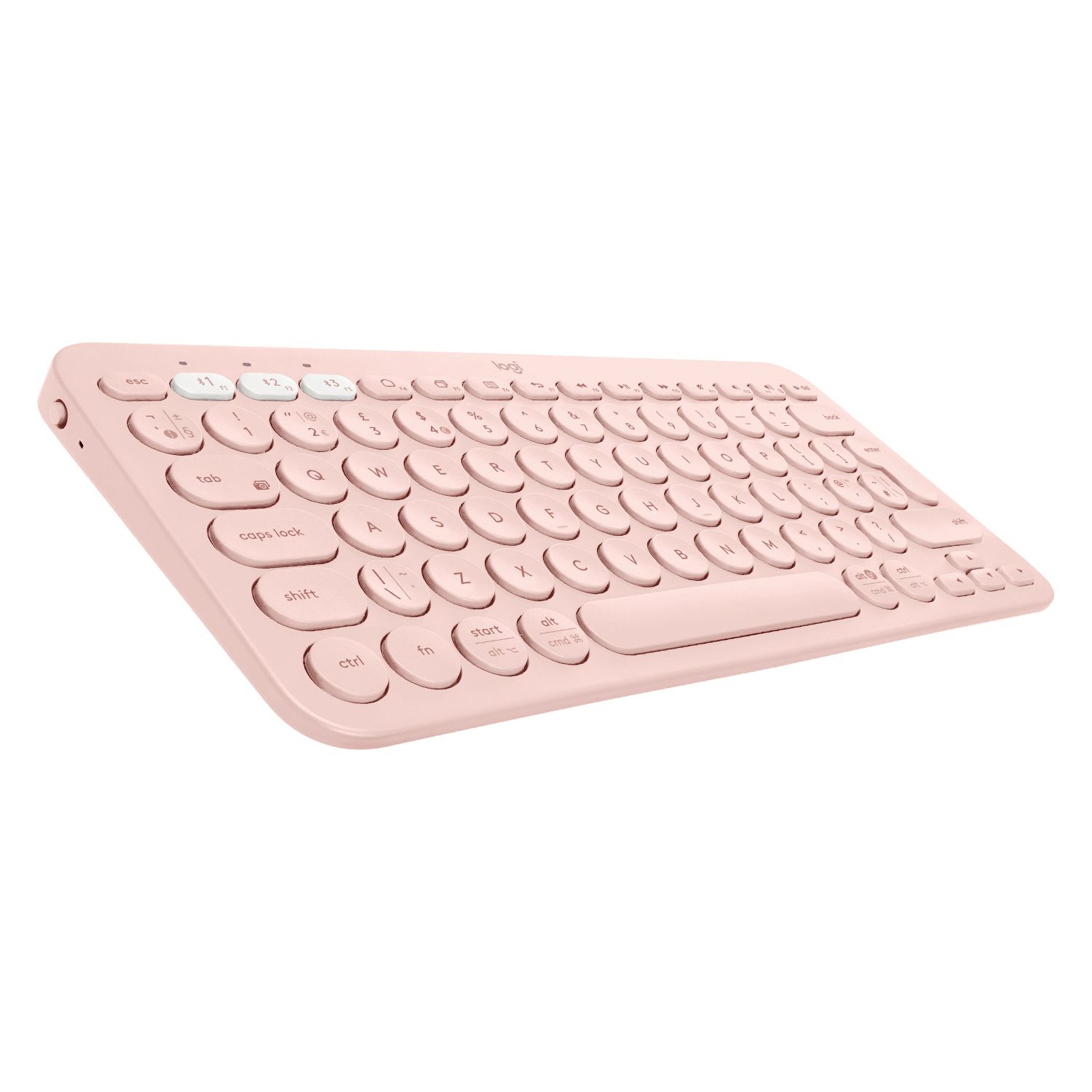 Logitech K380 Multi-Device Bluetooth QWERTY Keyboard - Roze