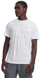Under Armour UA Velociti SS-WHT Heren Sportshirt - Wit - Reflecterend - Polyester - Korte mouw - Maat XL