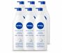 Nivea Lotion pour le corps Express avec pompe - Pour peau normale à sèche - 72 heures d'hydratation - 400 ml - Lot économique - 6 pièces