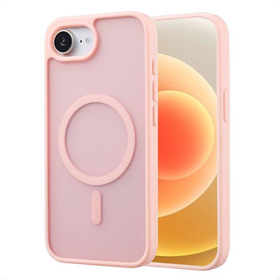 imoshion Color Guard Backcover met MagSafe voor de Apple iPhone 17e / 16e - Lichtroze