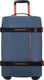 American Tourister Urban Track Duffle Wheels S Coated Navy / Orange