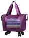 Merkloos Waterdichte Tote Bag met 360° Draaibare Wielen