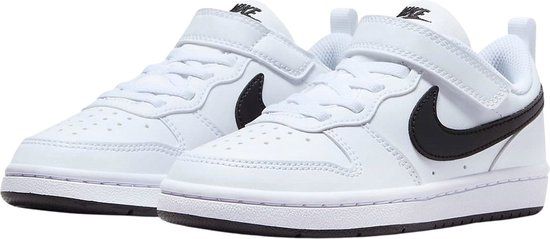Nike Court Borough Low Recraft (PS) Sneakers Junior - Wit - Zwart - Maat 28.5