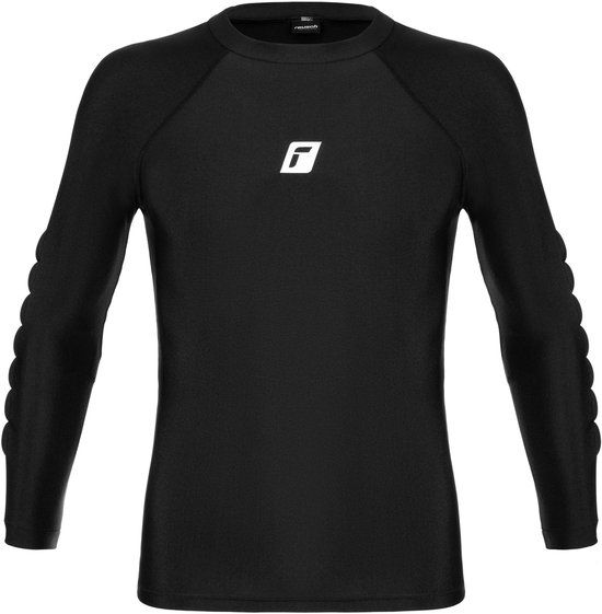 Reusch Heren Compression Shirt Soft Padded Lange Mouw Zwart