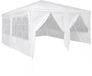 vidaXL Partytent Wit 400 x 400 x 266 cm Polyetheen