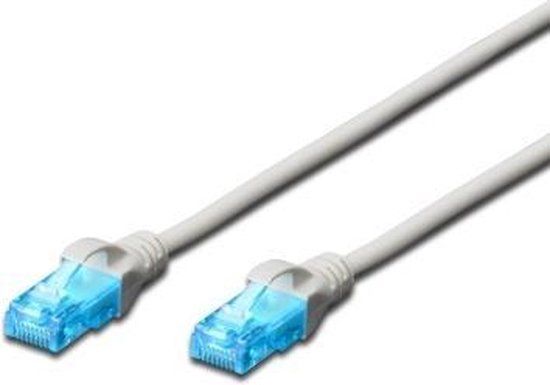 Ewent CAT 5e UTP 0.5m grey netwerkkabel