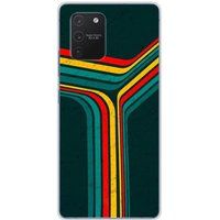 Samsung Galaxy S10 Lite Retro lines Bedrukt siliconen hoesje