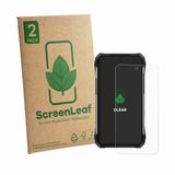 ScreenLeaf Bedifol 2 Stuks Screenprotector voor Unihertz 8849 Tank 5 - Hoogwaardige Beschermfolie transparant