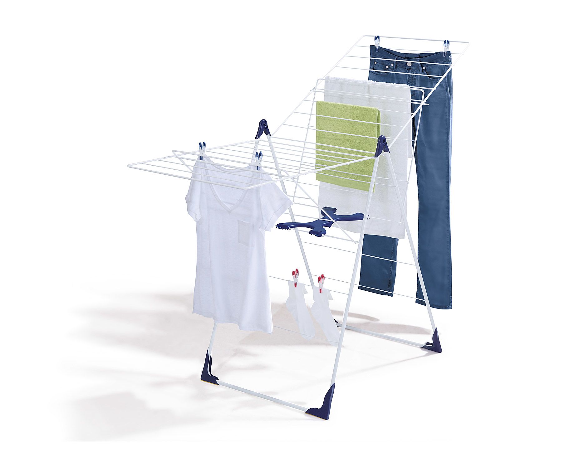 Leifheit Roma 200 Droogrek - Blauw/Wit - 20m Drooglengte