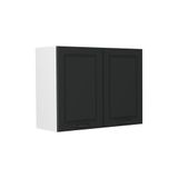 Vicco Armoire de cuisine en verre R-Line, anthracite campagne/blanc, 80 cm