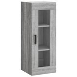 VidaXL Wandkast 34,5x34x90 cm grijs sonoma eikenkleurig