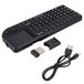 Elprico Mini Draadloos Toetsenbord, 2,4 GHz Draadloos Toetsenbord met Touchpad USB Draagbaar Handheld Oplaadbaar Ultra Mini Dun Toetsenbord voor PS3/4, XBOX 360