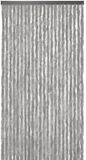 Merkloos / Sans marque Wicotex Vliegengordijn kattenstaart - grijs - 90 x 220 cm
