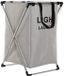 Benson Wasmand Profi - 1x opvang waszak - 60 Liter compartiment - Light - 39 x 38 x 60 cm - aluminium frame