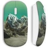 Groene hemel berg Wireless Mouse Maniacase