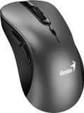 Genius Ergo 8100S / Ergonomische muis / Optisch / Voor rechtshandigen / 1600 DPI / Draadloos (USB) / Zwart-grijs