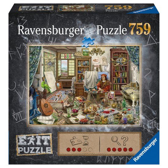 Ravensburger Puzzel Escape: Artist's Studio - 759 stukjes