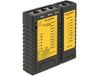 DeLOCK 86107 Testeur de réseau Noir, Jaune