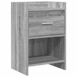 vidaXL Nachtkastje Grijs Sonoma 40 x 30 x 60 cm Bewerkt hout