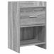 vidaXL Nachtkastje Grijs Sonoma 40 x 30 x 60 cm Bewerkt hout