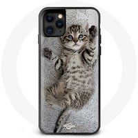 Maniacase Etui voor iPhone 11 Pro Bengaalse Slapende Kat