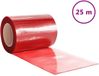 vidaXL Rideau de porte - Rouge - 300 cm x 2500 cm