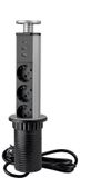 Emuca Multiconnector Elevable Vertikal 60 Mm Zwart