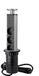 Emuca Multiconnector Elevable Vertikal 60 Mm Zwart