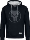 The Punisher Skull Logo Heren Trui met capuchon - zwart/grijs - M