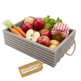 BOGATECO Houten kist Natuur 50x35x14,5 cm