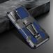 Merkloos Samsung Galaxy S21 5G Machine Armor Warrior schokbestendige pc + TPU beschermhoes (koningsblauw)
