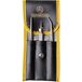 BERNSTEIN Tools for Electronics 5-030 Pincetset 3-delig Super-spits, Stomp, Spits, gebogen, fijn 160 mm