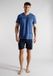 TOM TAILOR - pyjamaset kort basic logo blauw
