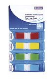 DONAU 7557001PL-99 plakstrips/markeerstiften, PP, 12 x 45 mm, 4x35 stuks, verschillende kleuren
