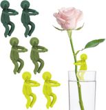 Merkloos / Sans marque HORCONDORM S.R.L. Set van 6 plantenkweekbakjes, stekrek, kweekrek voor kamerplanten, decoratie voor vazen, plantenkweekstation, voor scheuten, stengels, nieuwe scheuten en stekken