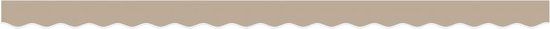 vidaXL - Vervangende volant voor 4 m beige polyester