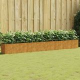 vidaXL Plantenbak verhoogd 360x40x40 cm cortenstaal