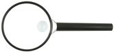 Loupe 2x/4x grossissement, robuste, noir