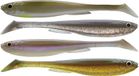 Daiwa Prorex Slim Shady Nature Color Set, 10,5 cm, 4 stuks. Set van rubbervis