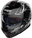 Nolan N80-8 Turbulence N-Com helm, noir/gris/argent, taille XXS (54)