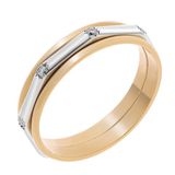 Orphelia RD-3015/55 - Ring - Bicolor Goud 18 Karaat - Diamant 0.08 ct