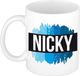 Bellatio Decorations Nicky naam cadeau koffie mok