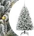 vidaXL Kunstkerstboom 150 cm 150 LED's Warmwit PVC en Staal