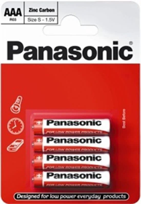 Panasonic AAA Batterijen - 4 stuks