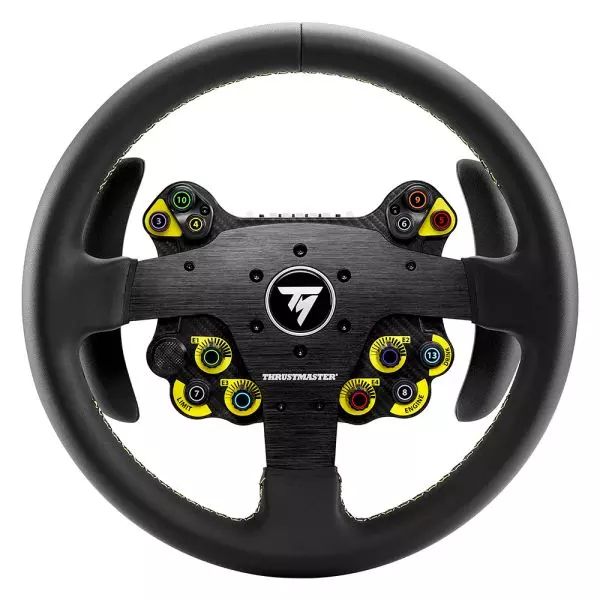 Thrustmaster Evo Racing 32R Leather Addon - Racing Wheel - Black/Yellow