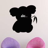 Ambiance Sticker Leisteen krijtbord – muurstickers zelfklevend afwasbaar – silhouet Coala – H85 x L85 cm