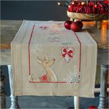 Vervaco Loper kit Kerst Rendieren in kerstsfeer PN-0198069