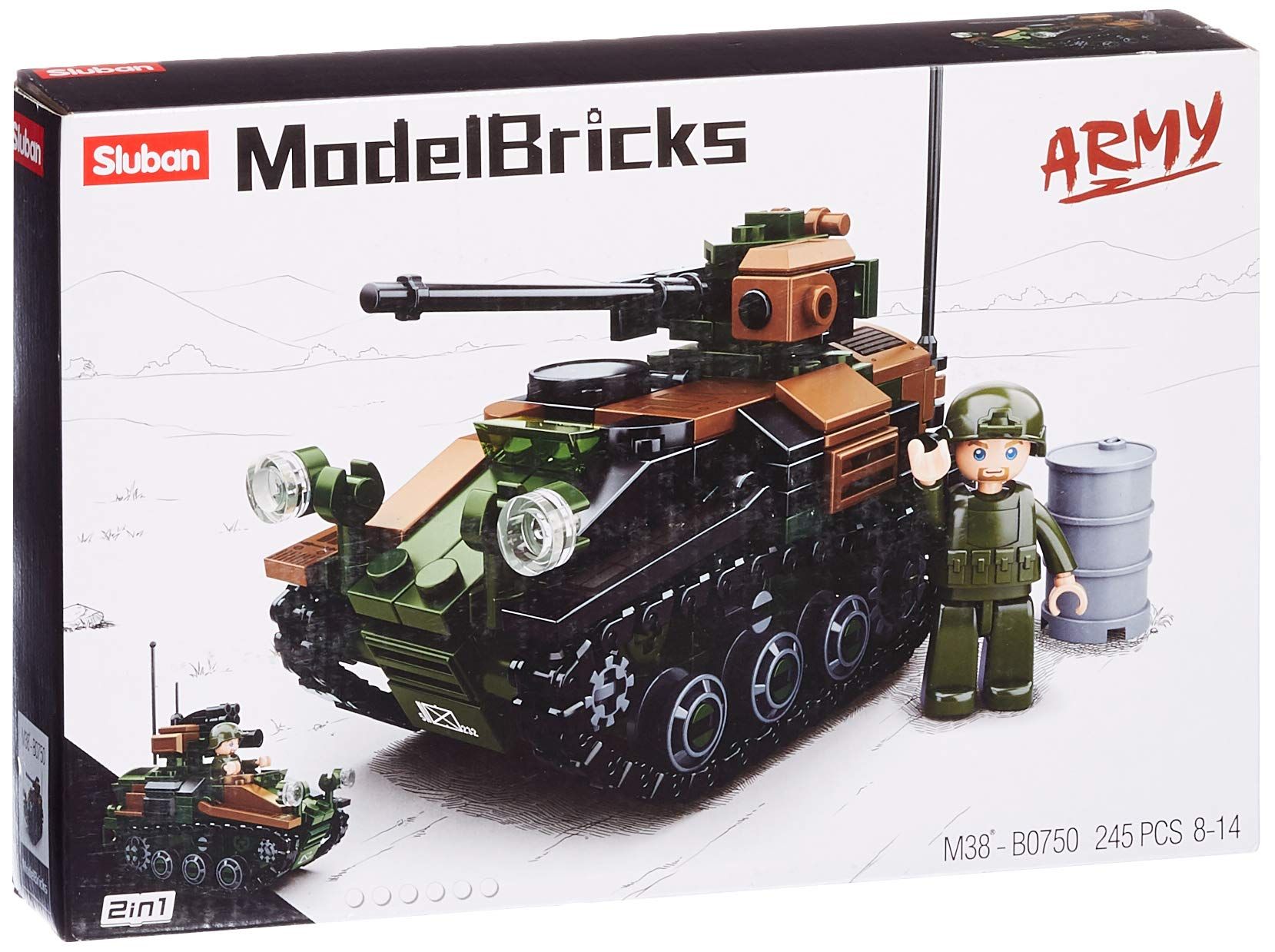 Sluban M38-B0750 - Kleine Tank - 2020