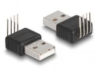 Delock Adapter USB 2.0 Type-A male to 4 pin 90° angled